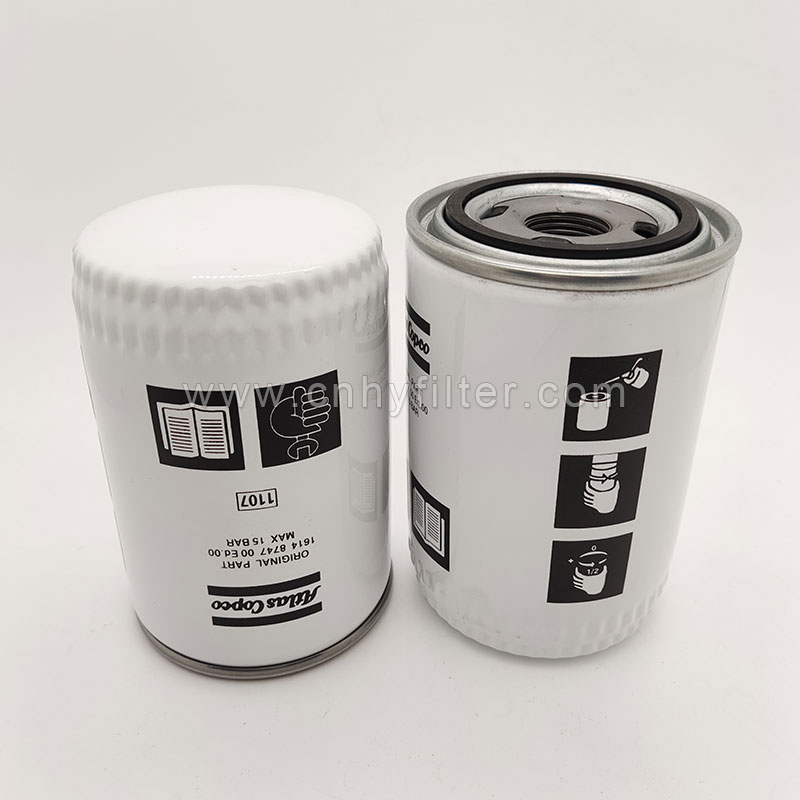 Atlas copco oil filter element 1614874700 