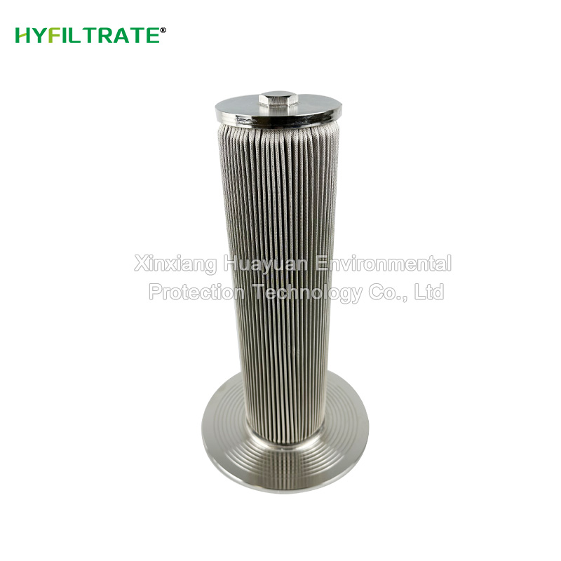 Customized stainless steel mesh sintered pleated filter elem