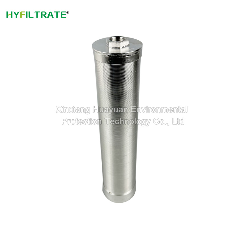 Stainless steel wire wound filter element